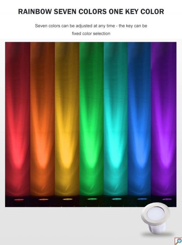 Έξυπνα Ηλιακά Διακοσμητικά LED RGB Λαμπιόνα Bluetooth με Βάση για το Χώμα & App Εφαρμογή Κινητού 8τμχ - Ασημί