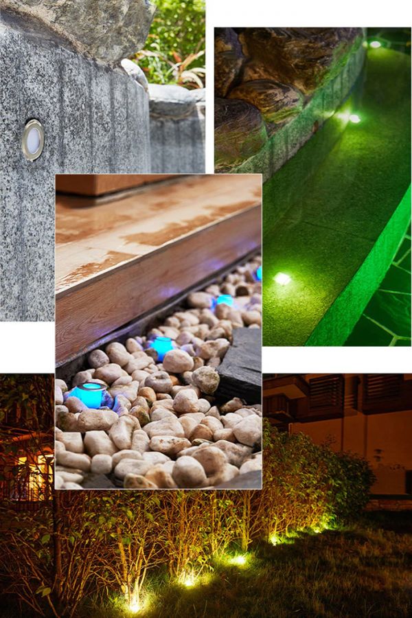 Έξυπνα Ηλιακά Διακοσμητικά LED RGB Λαμπιόνα Bluetooth με Βάση για το Χώμα & App Εφαρμογή Κινητού 8τμχ - Ασημί