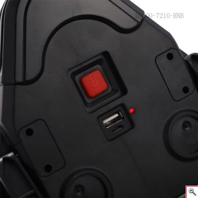 Ηλιακός Επαναφορτιζόμενος Φακός Εργασίας με 3 LED - Φωτιστικό Ασφαλείας - Powerbank - 3 x COB LED 700 Lumens - Τρίγωνο Αυτοκινήτου