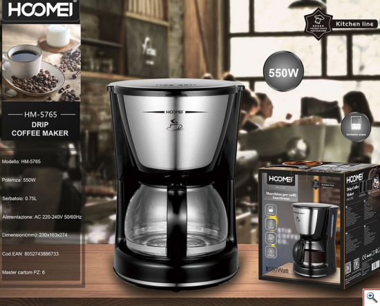 Καφετιέρα Φίλτρου 0.75L - Hoomei® Drip Coffee Maker HM-5765
