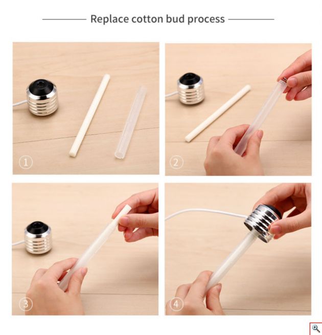 USB Υγραντήρας Χώρου LED & Συσκευή Αρωματοθεραπείας με Τεχνολογία Υπερήχων