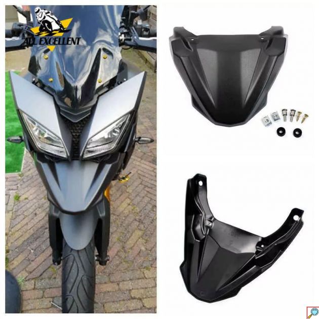 Mυτάκι - Επέκταση Ρύγχους για Μηχανή Yamaha MT-09 Tracer 2015-2017 FJ-09 MT09 FJ09 Μαύρο Ματ - Front Hugger Wheel Fender Cover Beak Nose Cone 