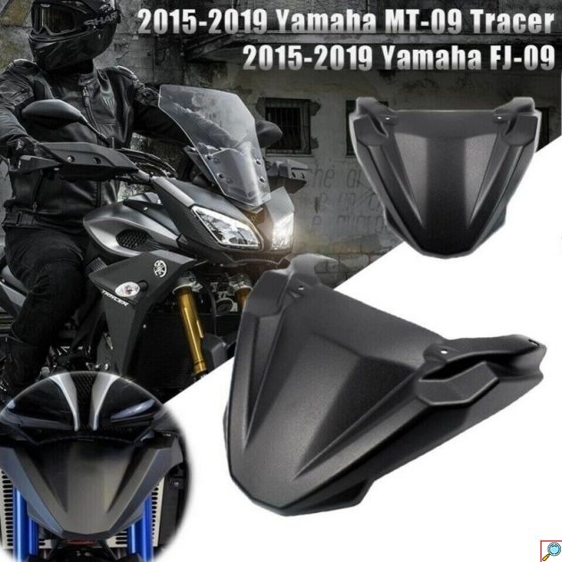 Mυτάκι - Επέκταση Ρύγχους για Μηχανή Yamaha MT-09 Tracer 2015-2017 FJ-09 MT09 FJ09 Μαύρο Ματ - Front Hugger Wheel Fender Cover Beak Nose Cone 