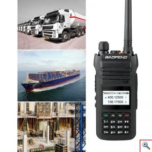 Σετ Αδιάβροχος Ασύρματος Πομποδέκτης 10W Baofeng VHF UHF Dual Band Υψηλής Απόδοσης & Φακός με Φορτιστή & Ακουστικά Φορητό Walkie Talkie