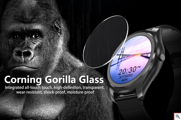 Αδιάβροχο Smart Watch & Fitness Tracker Ρολόι NewWear® Handsfree με Παλμογράφο, Μέτρηση Βημάτων & Ύπνου, Μαγνητική Φόρτιση & Ειδοποιήσεις Κινητού με Ελληνικά