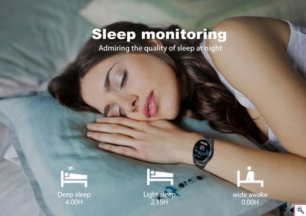 Αδιάβροχο Smart Watch & Fitness Tracker Ρολόι NewWear® Handsfree με Παλμογράφο, Μέτρηση Βημάτων & Ύπνου, Μαγνητική Φόρτιση & Ειδοποιήσεις Κινητού με Ελληνικά