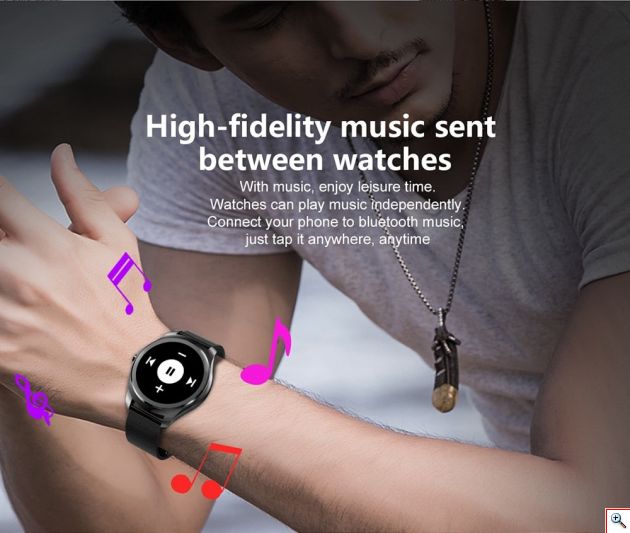 Αδιάβροχο Smart Watch & Fitness Tracker Ρολόι NewWear® Handsfree με Παλμογράφο, Μέτρηση Βημάτων & Ύπνου, Μαγνητική Φόρτιση & Ειδοποιήσεις Κινητού με Ελληνικά