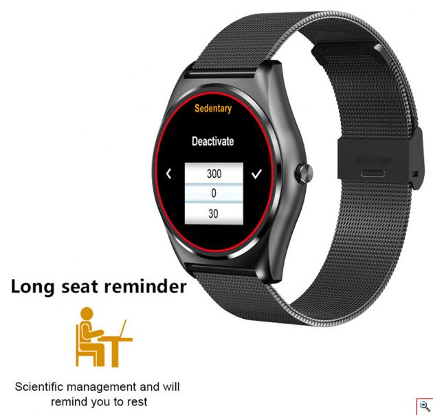 Αδιάβροχο Smart Watch & Fitness Tracker Ρολόι NewWear® Handsfree με Παλμογράφο, Μέτρηση Βημάτων & Ύπνου, Μαγνητική Φόρτιση & Ειδοποιήσεις Κινητού με Ελληνικά