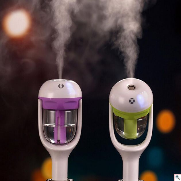 Μίνι Υγραντήρας Αυτοκινήτου Υπέρηχων 12V & Συσκευή Αρωματοθεραπείας