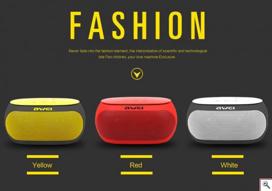 Mini HiFi Ασύρματο Ηχείο Bluetooth AWEI με Ενσωματωμένο Μικρόφωνο