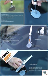 Κιτ Επισκευής Ραγισμάτων Παρμπρίζ Αυτοκινήτου - MaXeed 8417