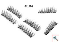 Μαγνητικές Ψεύτικες Βλεφαρίδες Πλήρους Μεγέθους Τριπλού Μαγνήτη - 3D Full Width Magnetic Eyelashes Extension