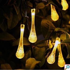 5m Χριστουγεννιάτικη Γιρλάντα με 50 LED Σταλακτίτες Θερμού Λευκού Φωτισμού - Εσωτερικού & Εξωτερικού Χώρου - AIGOSTAR