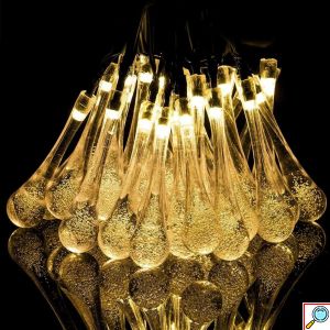 5m Χριστουγεννιάτικη Γιρλάντα με 50 LED Σταλακτίτες Θερμού Λευκού Φωτισμού - Εσωτερικού & Εξωτερικού Χώρου - AIGOSTAR