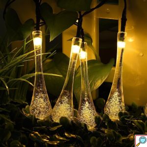 10m Χριστουγεννιάτικη Γιρλάντα με 100 LED Σταλακτίτες Θερμού Λευκού Φωτισμού - Εσωτερικού & Εξωτερικού Χώρου - AIGOSTAR