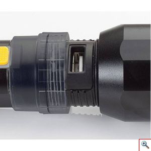 Φακός Επαναφορτιζόμενος Αλουμινίου CREE LED 570 Lumens CATERPILLAR Lights CT1105