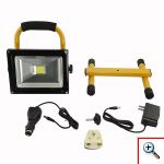 Ισχυρός Επαναφορτιζόμενος Φορητός Προβολέας COB LED Απόδοσης 2100W