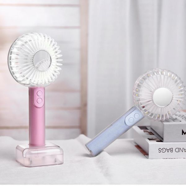 Jane Eyre Επαναφορτιζόμενο Ανεμιστηράκι Με Βάση για το κινητό σας και φωτισμό LED