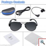 Bluetooth Ασύρματα Γυαλιά Ηλίου Polarized Handsfree Headset Sunglasses K3