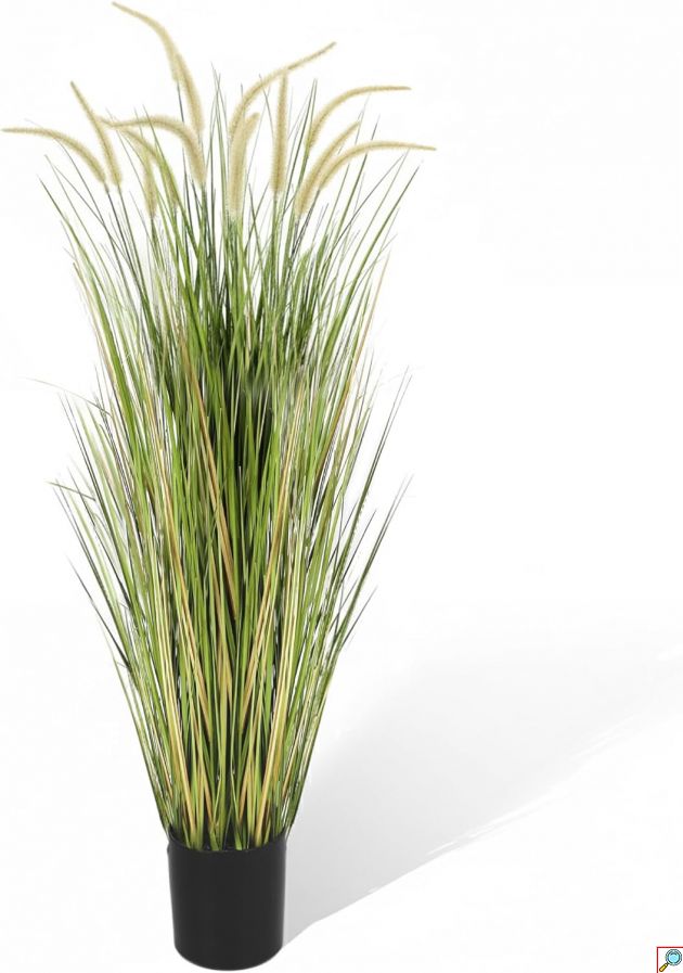 120cm Τεχνητό Διακοσμητικό Φυτό Pampas Grass σε Γλάστρα