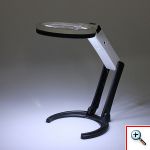 Μεγεθυντικός Φακός 12cm Επιτραπέζιος & Χειρός με Ισχυρό Led Φωτισμό 