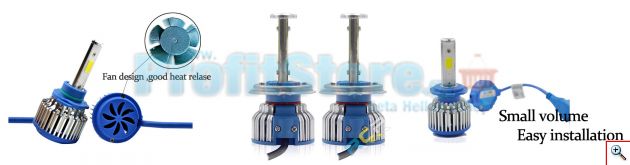 Φώτα Αυτοκινήτου COB LED Kit H4 2600LM - 6000Κ - 30W