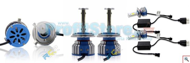 Φώτα Αυτοκινήτου COB LED Kit H4 3200LM - 6000Κ - 30W