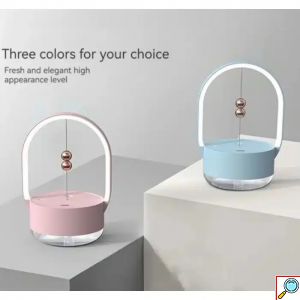 Ομιχλώδης Υγραντήρας Αρωματοθεραπείας με Φως Led 350ml 22×11.5x13cm ForHome 