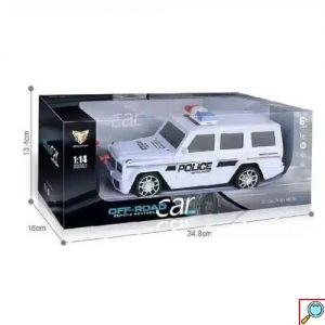 Τηλεκατευθυνόμενο Αστυνομικό Όχημα Κλίμακας 1:14 Off Road με Φως και Χειριστήριο Τεσσάρων Κατευθύνσεων Κατάλληλο από 6+ Ετών