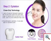 Γυναικείο Σετ Περιποίησης με Αποτριχωτική, Ξυριστική, Βούρτσα Καθαρισμού & Κεφαλή Μασάζ & Αφαίρεσης Κάλων KEDA 5 in 1