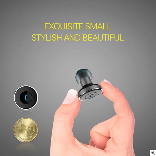 Επαναφορτιζόμενο Handsfree Bluetooth Ακουστικό & USB Φορτιστής Αυτοκινήτου AWEI 2 σε 1