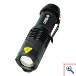 Super Mini Φακός 200 Lumens Υψηλής Φωτεινότητας CREE LED Q5 - Zoomable