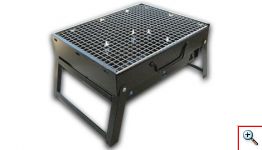 Φορητή Μεταλλική Ψησταριά για Barbeque σε μέγεθος χαρτοφύλακα