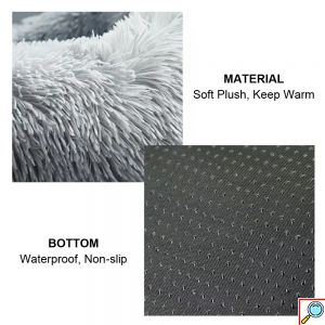Αδιάβροχο Μαλακό Στρογγυλό Κρεβατάκι - Άνετη Φωλίτσα Σκύλου και Γάτας 