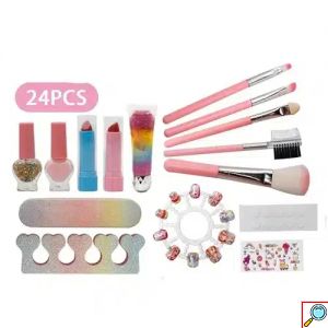 Παιδικό Σετ Βαλιτσάκι Ομορφιάς με Καλλυντικά και 24τμχ 