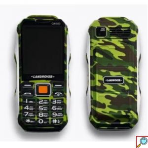 Κινητό Τηλέφωνο με 2 SIM, Powerbank, Oθόνη 2,6” και Φακό Landrover