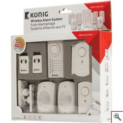 Ασύρματο Σύστημα Συναγερμού Plug & Play KONIG-SAS-ALARM 110