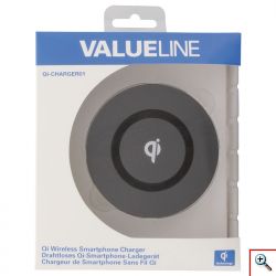 Ασύρματος Φορτιστής Για Συσκευές Με Τεχνολογία Qi 1A VALUELINE QI-CHARGER 01-140-5352