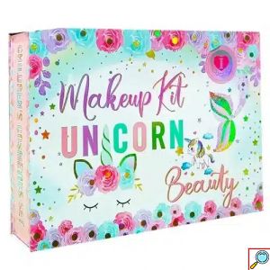 Παιδικό Σετ Βαλιτσάκι Ομορφιάς σε Κουτί με Κοσμήματα, Καλλυντικά, Αξεσουάρ και Καθρεπτάκι