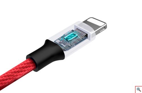 Καλώδιο USB Lightning AWEI για Φόρτιση και Μεταφορά Δεδομένων 1μ. με Υφασμάτινη Επένδυση