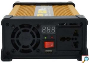 1500W Inverter Αυτοκινήτου Τροποποιημένου Ημιτόνου για Μετατροπή 12V DC σε 220V AC