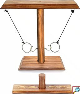 Ξύλινο Επιτραπέζιο παιχνίδι “Ring Toss Game” για Παιδιά & Ενήλικες 
