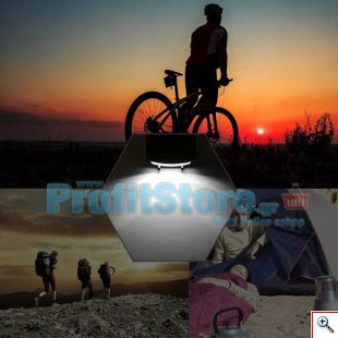 Φακός COB LED 200Lm με Κλίπ για Καπέλο