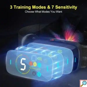 Ηλεκτρικό Κολάρο Σκύλου Υπερήχων με Έγχρωμη Αντιχαρακτική Οθόνη κατά του Γαβγίσματος