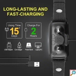 Ηλεκτρικό Κολάρο Σκύλου Υπερήχων με Έγχρωμη Αντιχαρακτική Οθόνη κατά του Γαβγίσματος