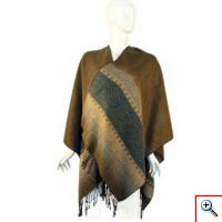 Πόντσο Έθνικ με Κρόσσια