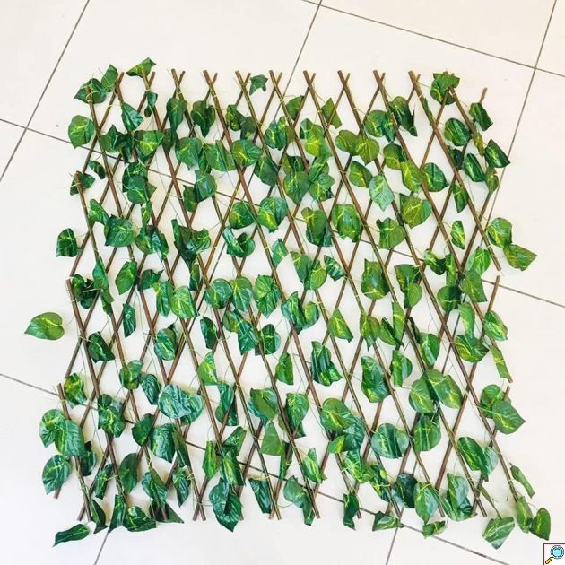 160 x 70cm Τεχνητός Φράχτης με Πράσινο Φύλλωμα