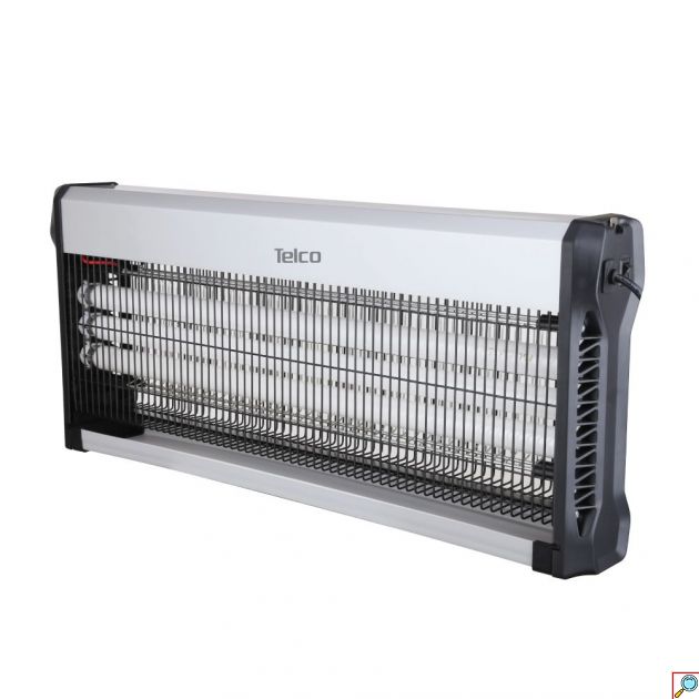 Εντομοκτόνο Επαγγελματικού Τύπου 60W (3χ20W) με Λάμπα Φθορίου, Αφαιρούμενο Δίσκο, Μεταλλική Αλυσίδα και Υποδοχή για Κρέμασμα Telco