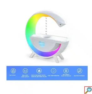 Ηχείο - Υγραντήρας με Bluetooth και Φωτισμό RGB για Αρωματοθεραπεία σε Λευκό Home Theory 