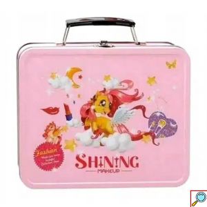 Παιδικό Σετ Βαλιτσάκι Ομορφιάς με Καλλυντικά και Είδη Μακιγιάζ και Περιποίησης 20τμχ